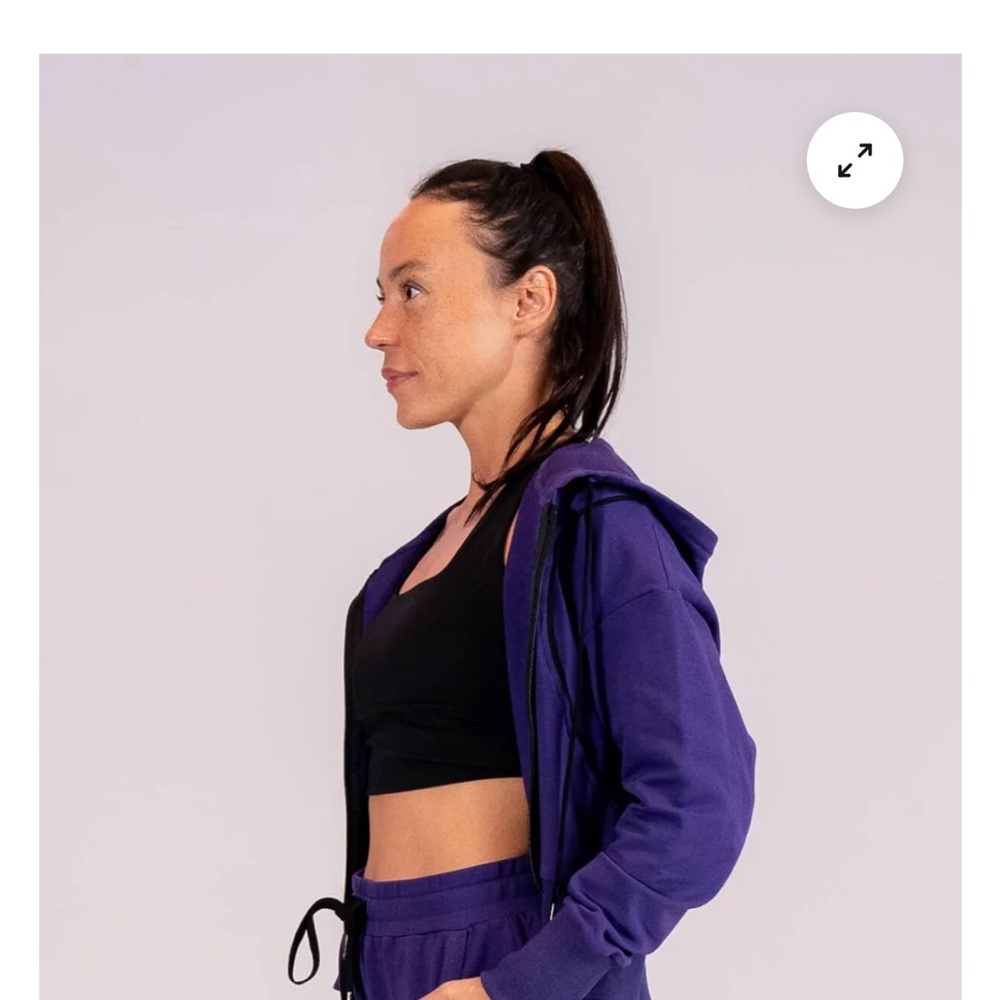 Purple Hoodie and Joggers Set